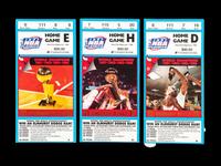 A Collection of 13 Chicago Bulls Michael Jordan Last Dance Era 1996-97 Regular Season and Playoff Tickets and Stubs