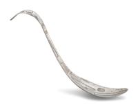 Haida Figural Silver Ladle
