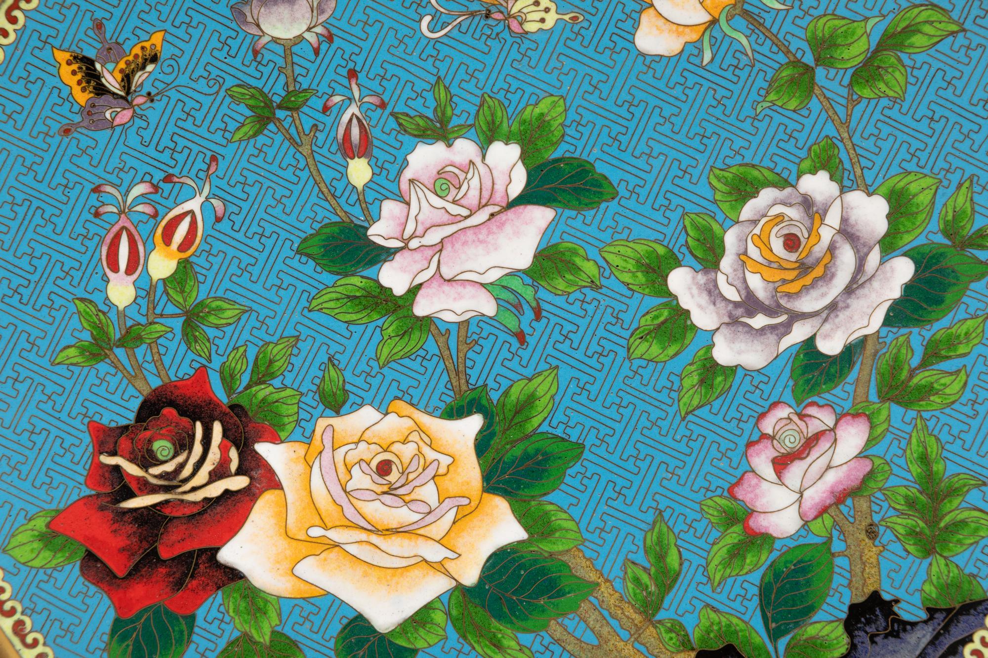 Eight Japanese Cloisonné Chargers