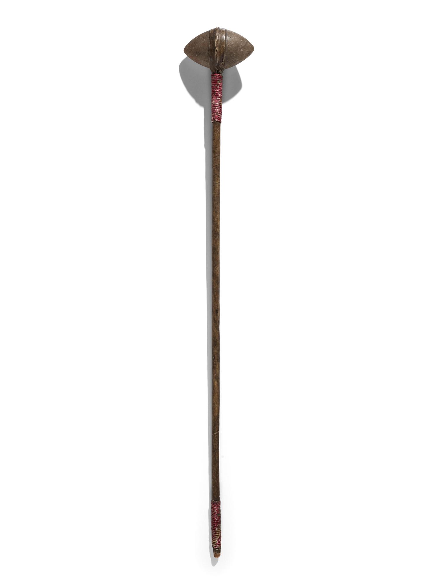 Upper Missouri Stone Club, with Quilled Handle