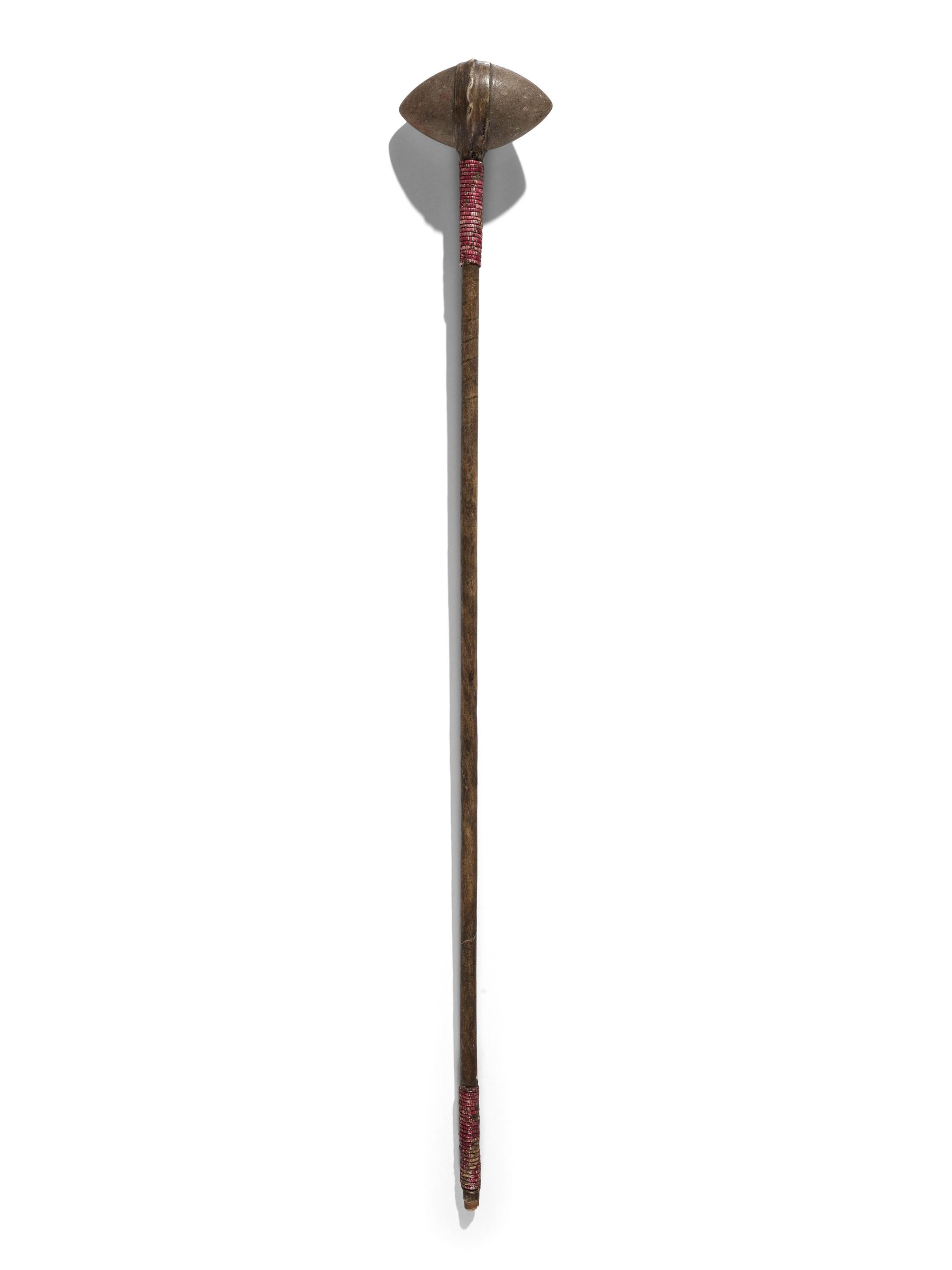 Upper Missouri Stone Club, with Quilled Handle