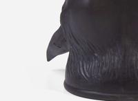 A Wedgwood & Bentley Black Basalt Fox Head Form Stirrup Cup, UK, 1770s