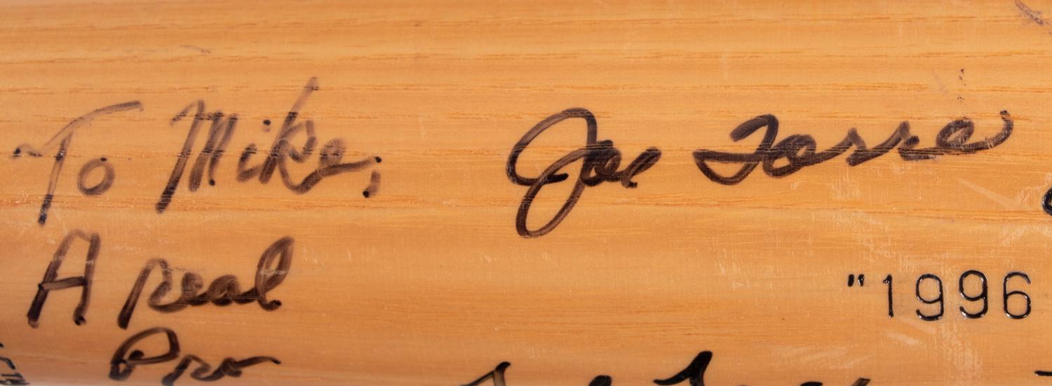 A Group of Baseball Bats Formerly Displayed at Mike Ditka's Restaurant (Including Ken Griffey Jr. and Hank Aaron Signed),
