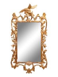 A George III Style Giltwood Mirror