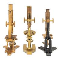 Three American Brass Microscopes