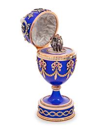 A Gold and Enameled Surprise Egg
