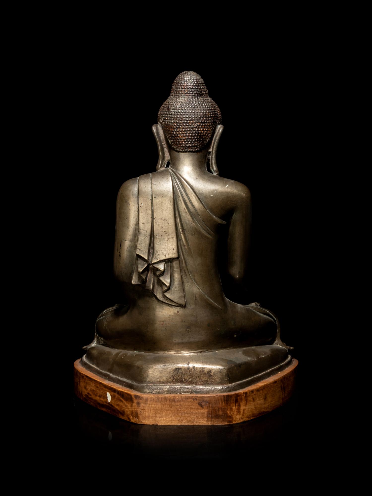 A Large Burmese Figure of Buddha