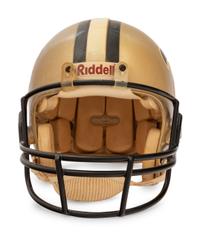 A New Orleans Saints Riddell Football Helmet Formerly Displayed at Mike Ditka's Restaurant