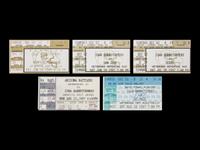 A Collection of Kurt Warner Iowa Barnstormers Arena League Football Ticket Stubs