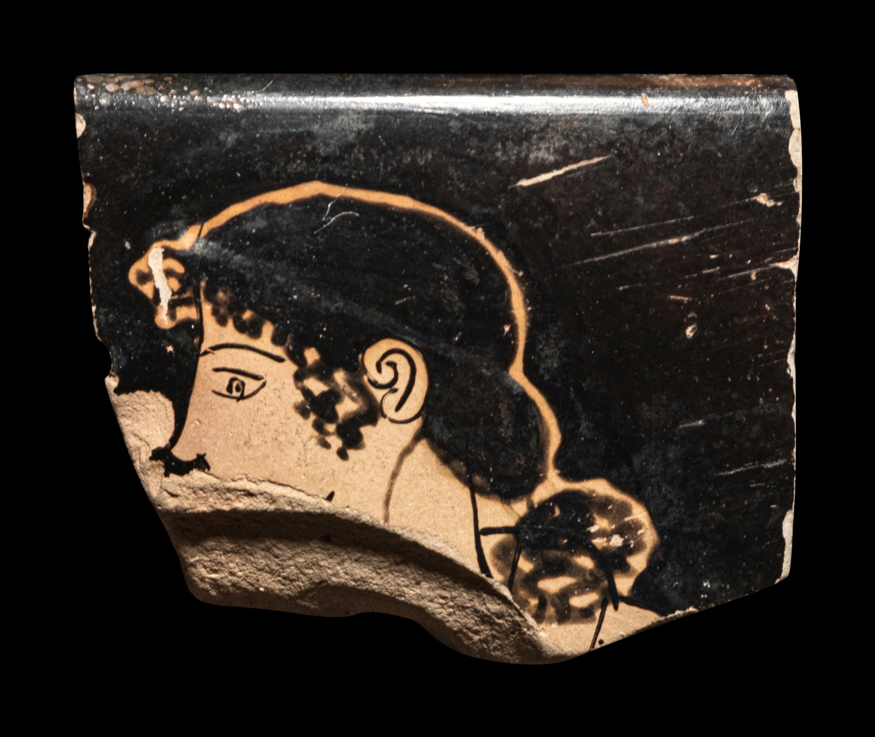 An Attic Fragment of a Red-Figured Skyphos