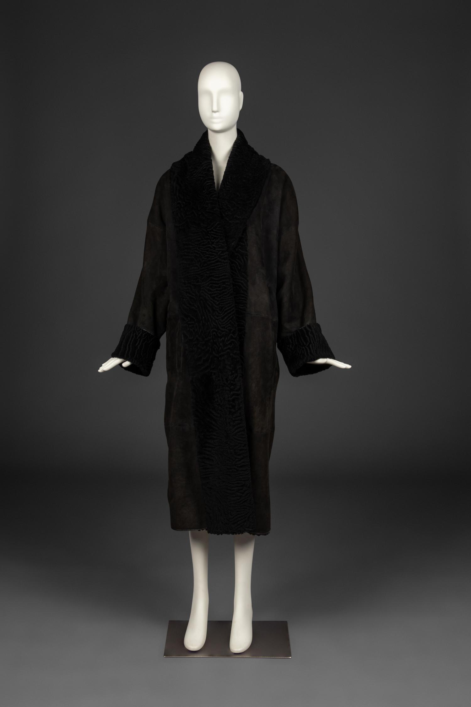 Gianni Versace Shearling Coat, 1980s