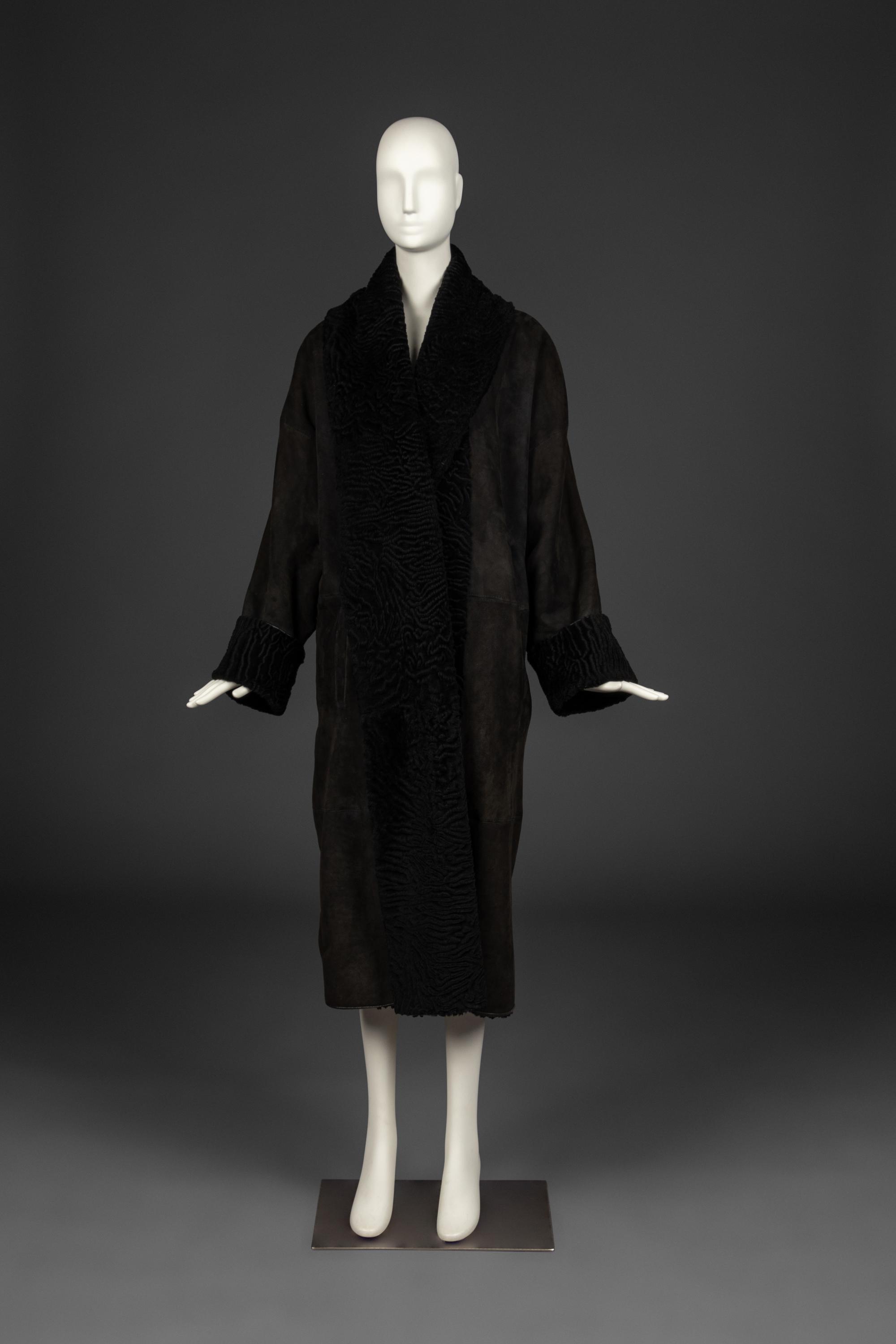 Gianni Versace Shearling Coat, 1980s