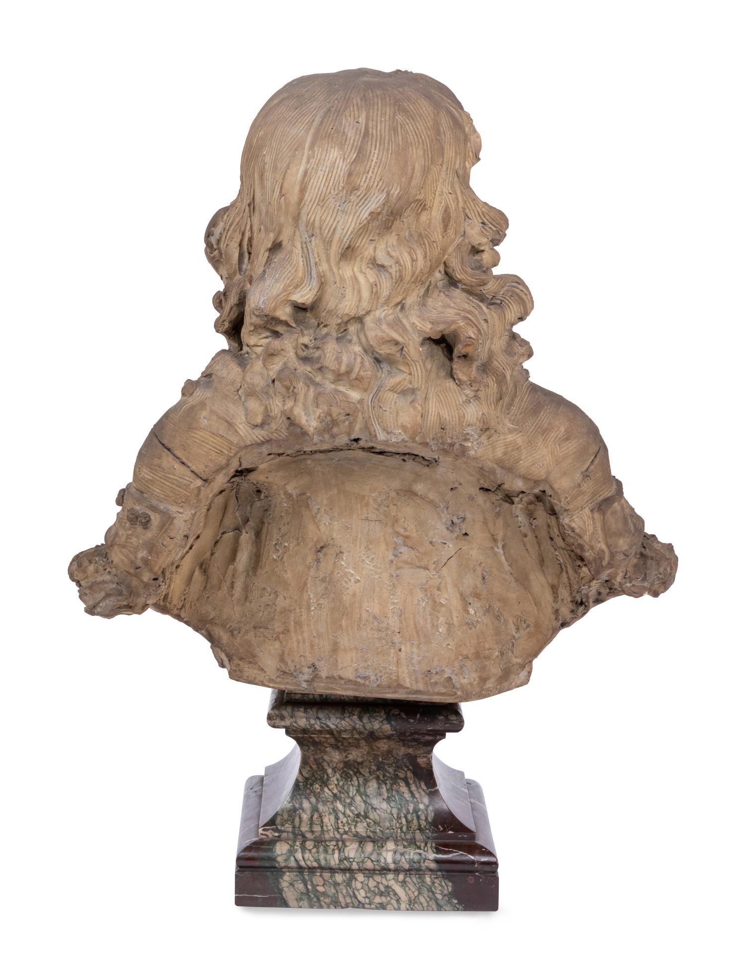 A Continental Terra Cotta Bust of a Boy