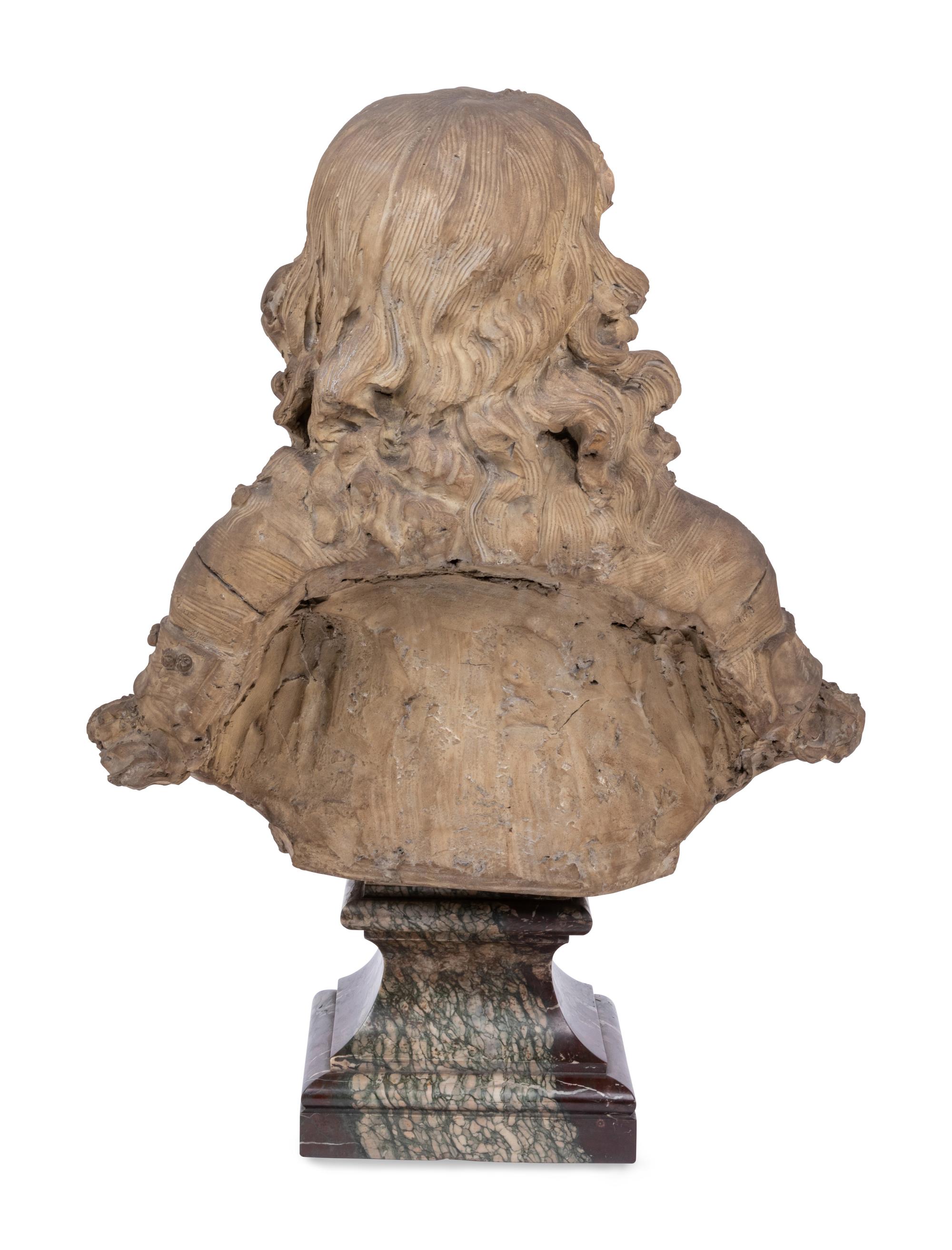 A Continental Terra Cotta Bust of a Boy