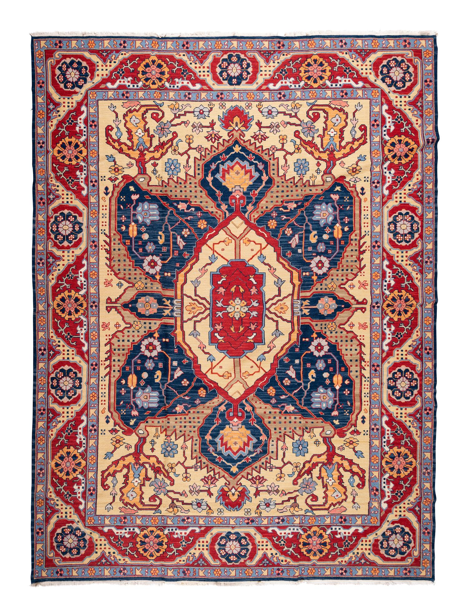 An Agra Heriz Wool Rug