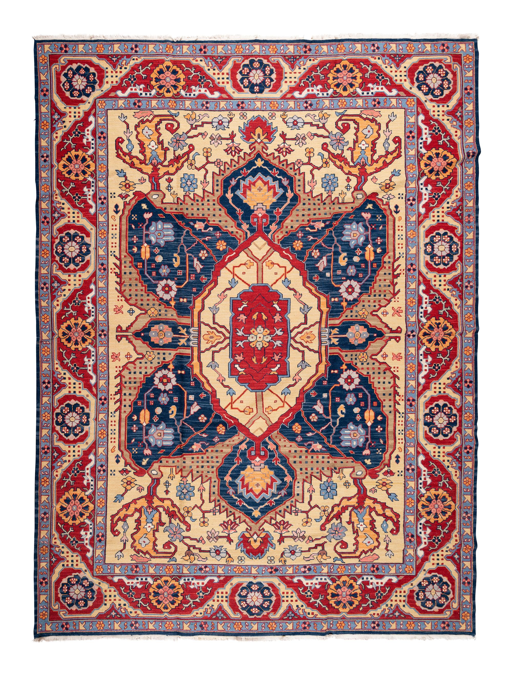 An Agra Heriz Wool Rug