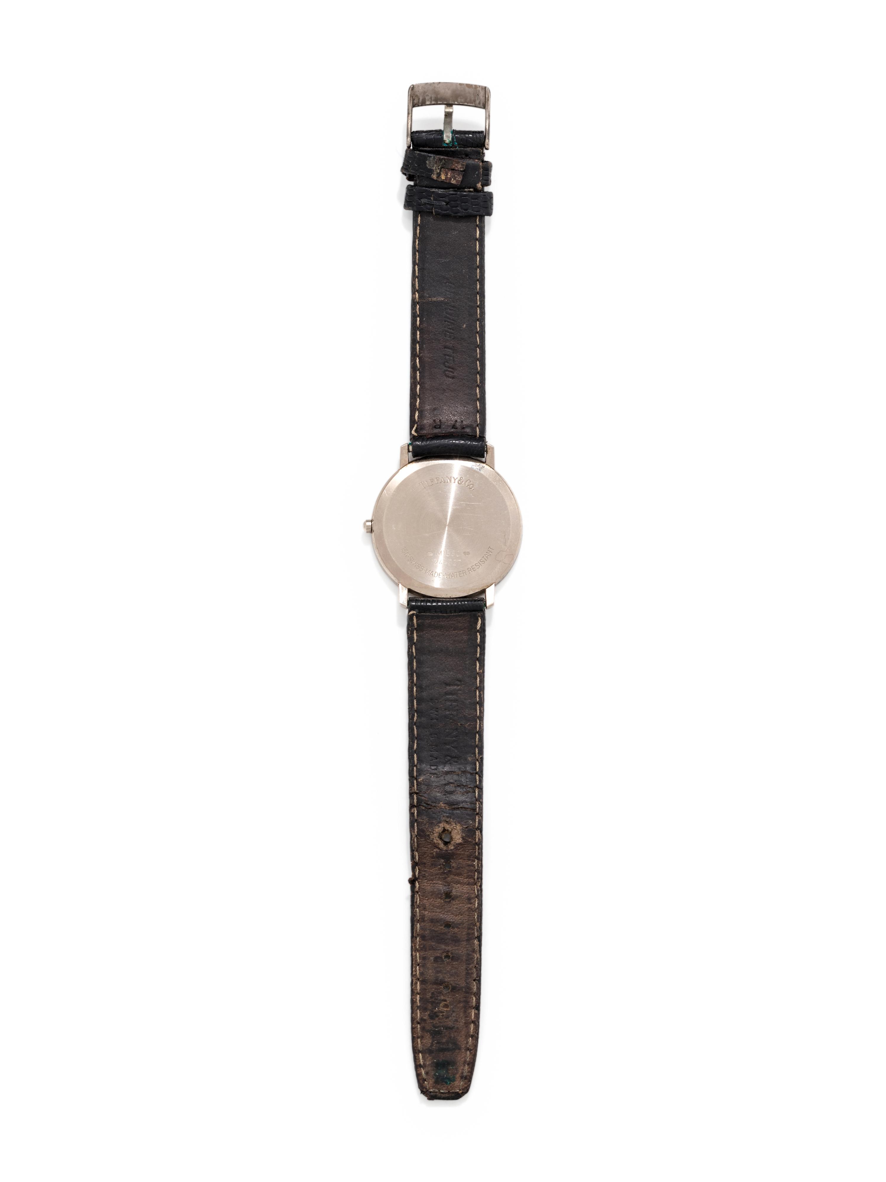 TIFFANY & CO., 18K WHITE GOLD AND DIAMOND WRISTWATCH