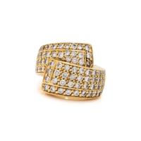 ASPERY & GULDAG, YELLOW GOLD AND DIAMOND RING