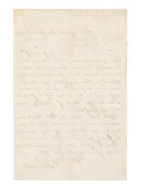 LINCOLN, Abraham (1809-1865). Autograph letter signed ("A. Lincoln") to Joshua Reed Giddings. Springfield, Illinois, 26 June 1860.