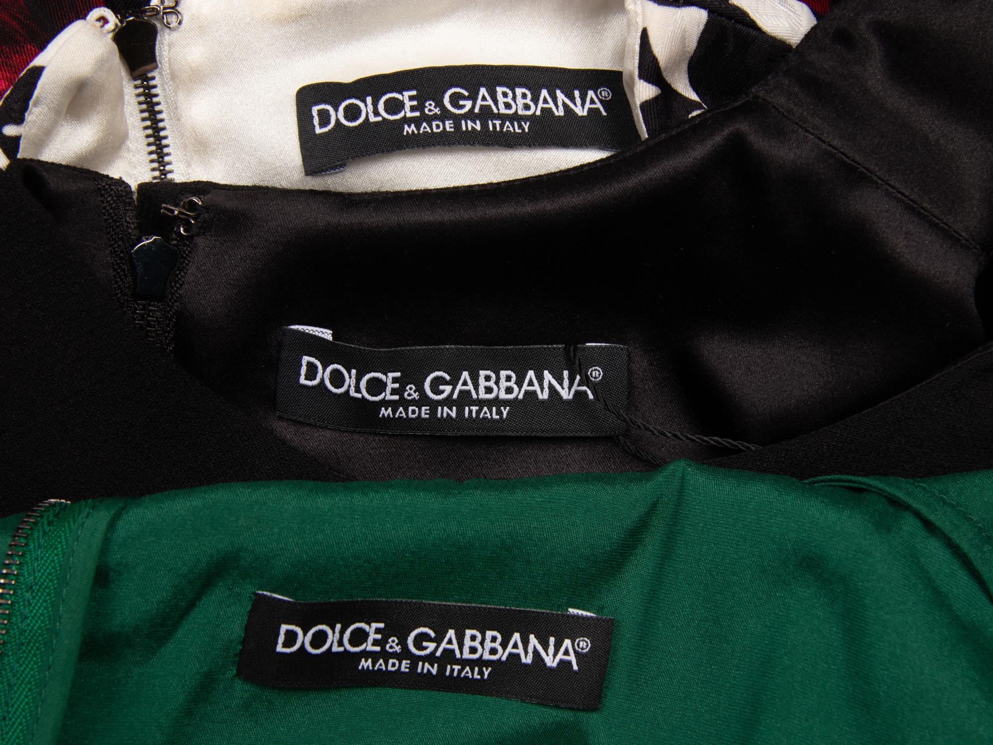 Dolce & Gabbana, Three Shift Dresses