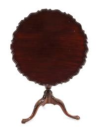 An English Mahogany Tripod Table