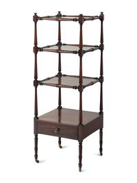 A Regency Mahogany Etagere