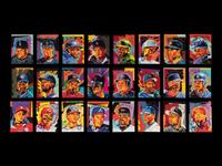 A Group of 24 1995 Donruss Diamond Kings Signed Autograph Baseball Cards,