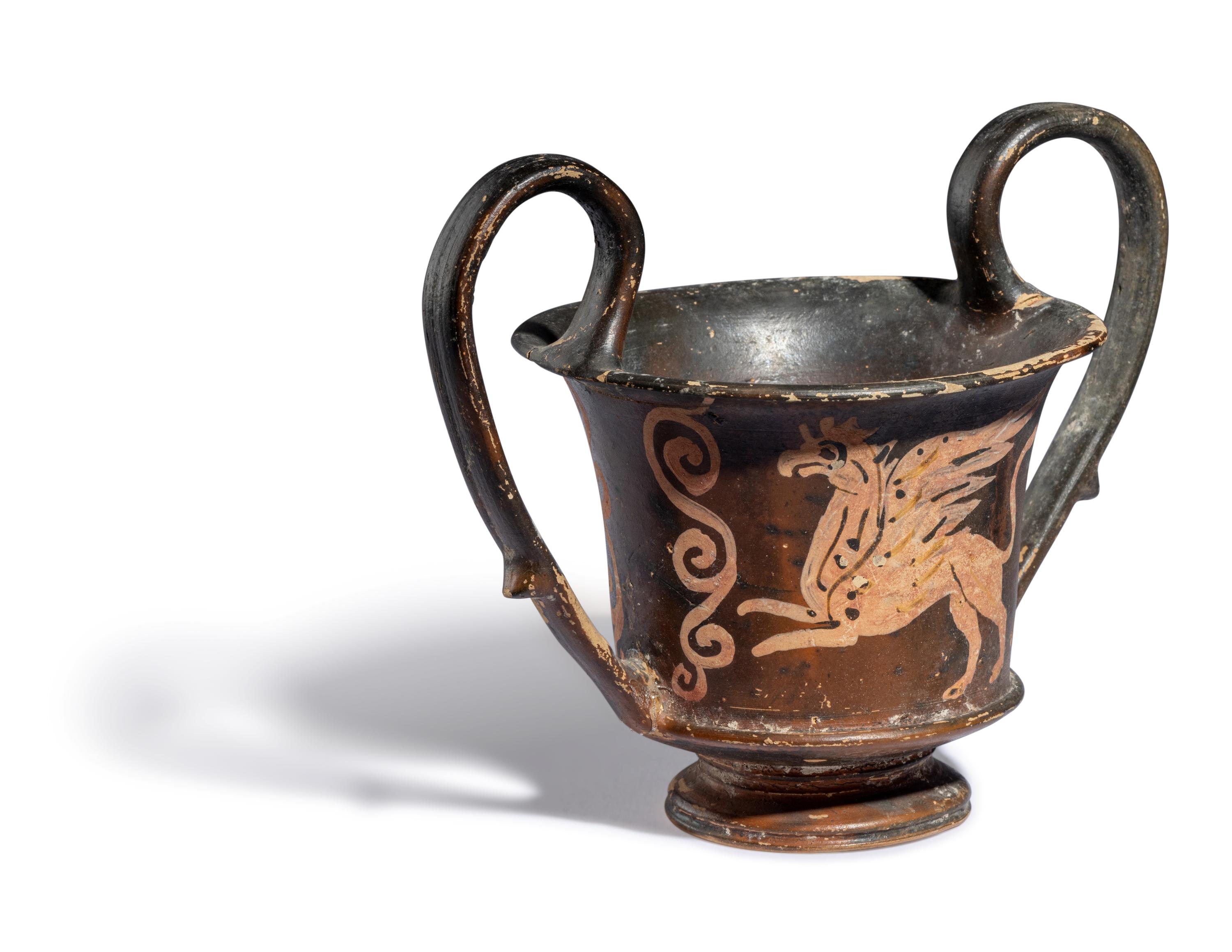 An Apulian Red-Figured Kantharos