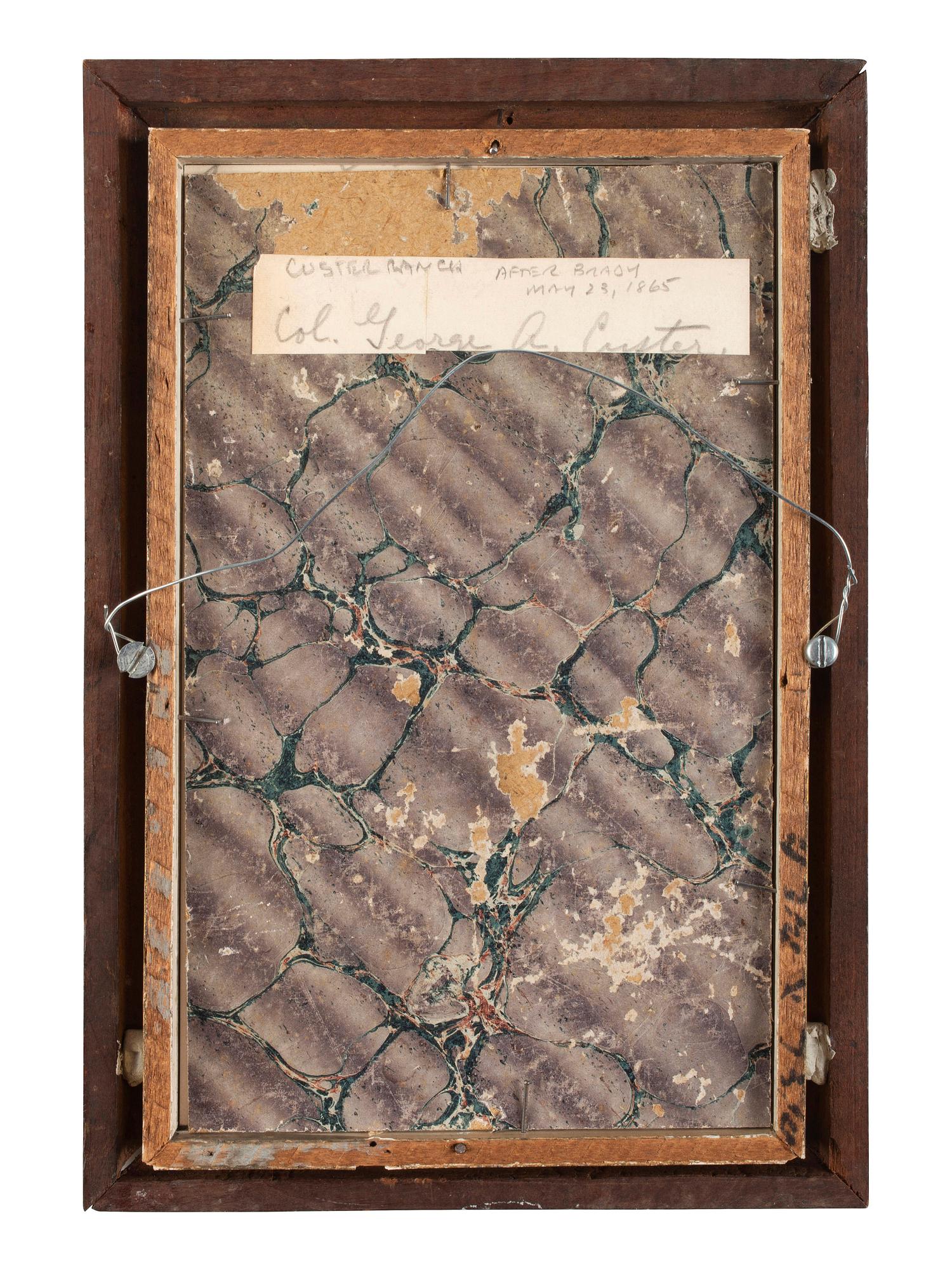 CUSTER, George A. (1839-1876). A group of 3 items, incl. photographs and cut signature ("G.A. Custer").