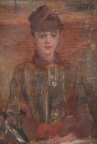 Femme au chapeau rouge