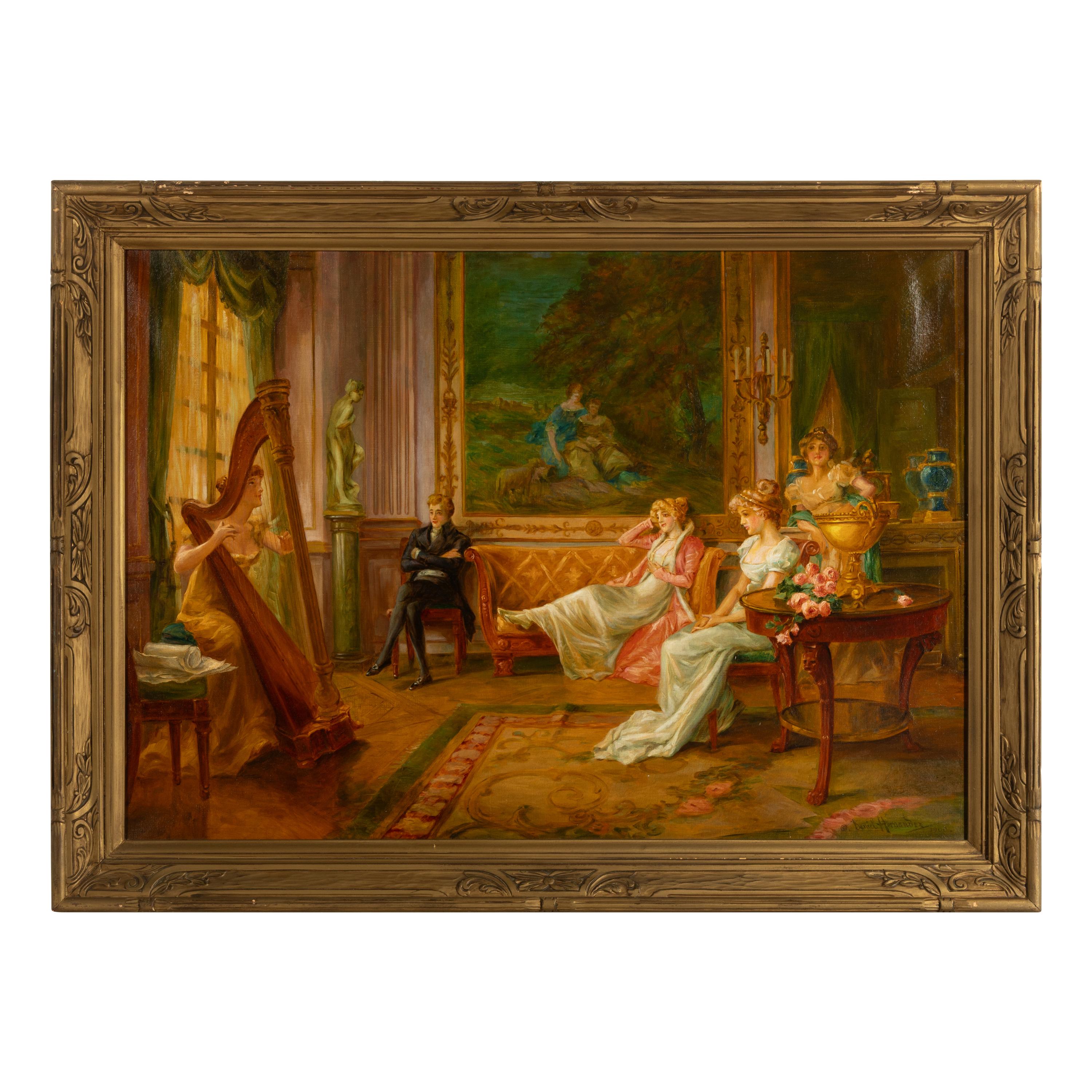 Daniel Hernández Morillo (Peruvian, 1856-1932) — The Concert , 1900