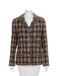 Chanel Tweed Jacket with Four Pockets, 2005 Size label: 44