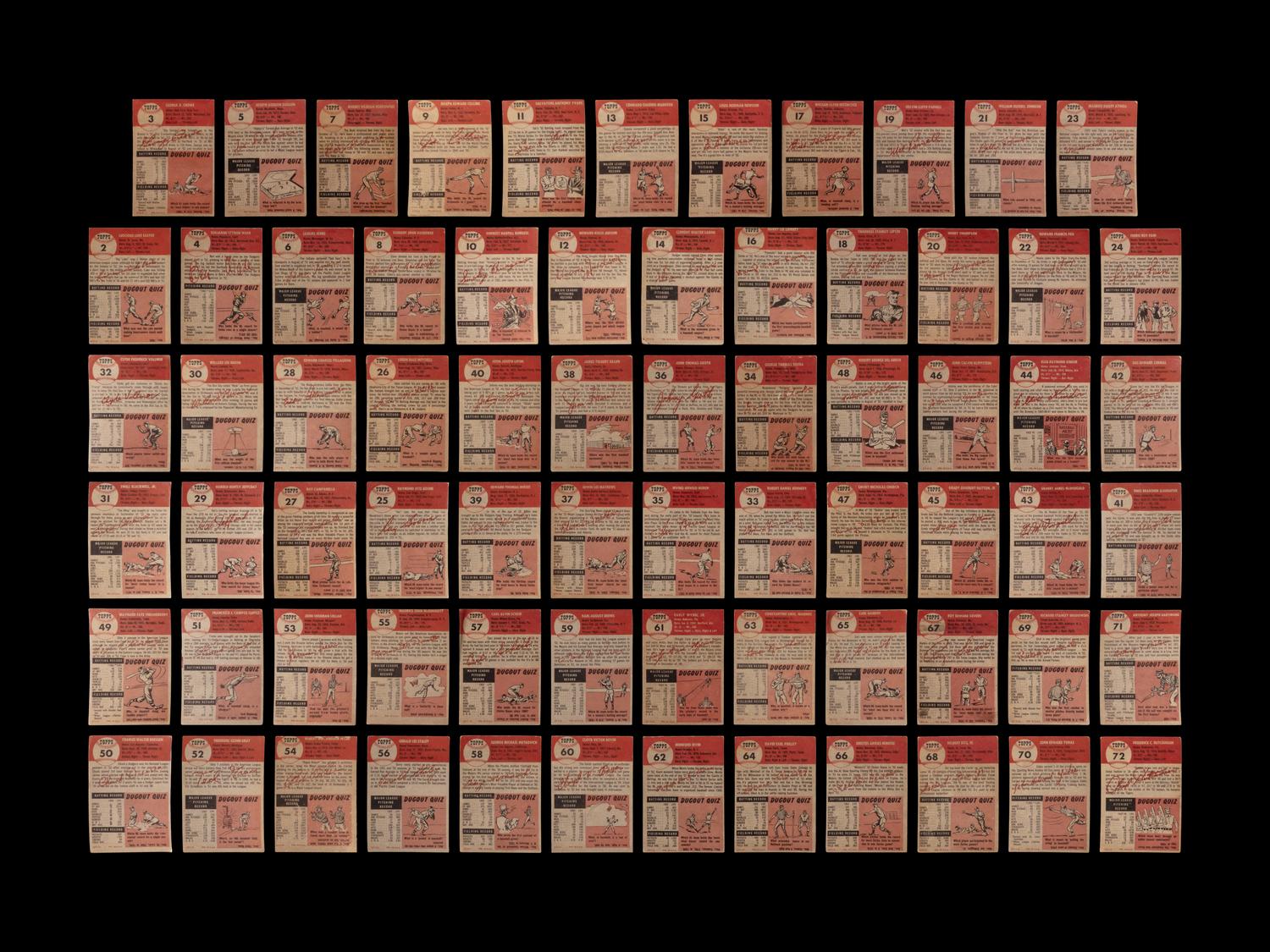 A Near Set of 1953 Topps Baseball Cards (269/274)