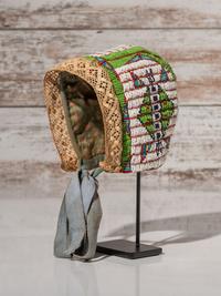 Sioux Child's Beaded Bonnet