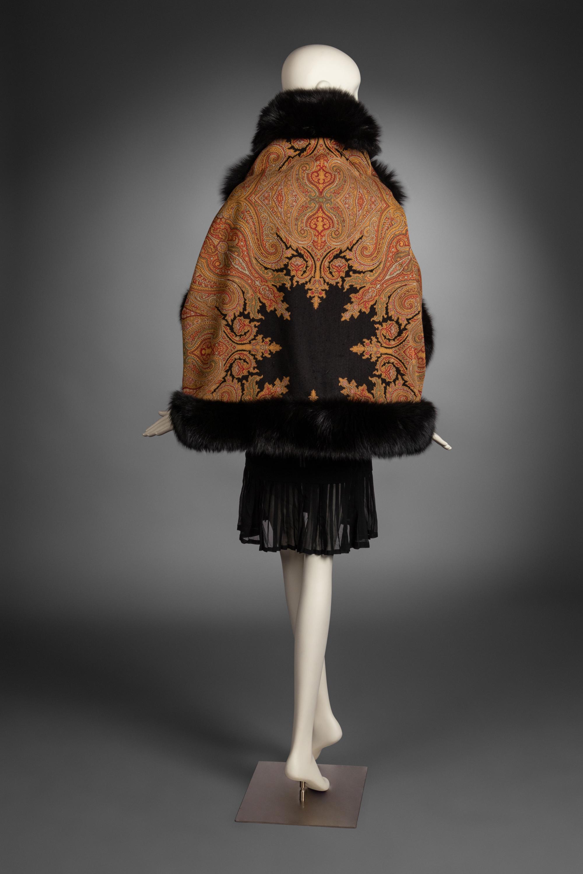 Ralph Rucci Fox Fur Trimmed Jacket