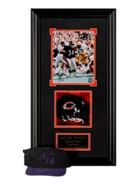 A Collection of Walter Payton Signed Autograph Items