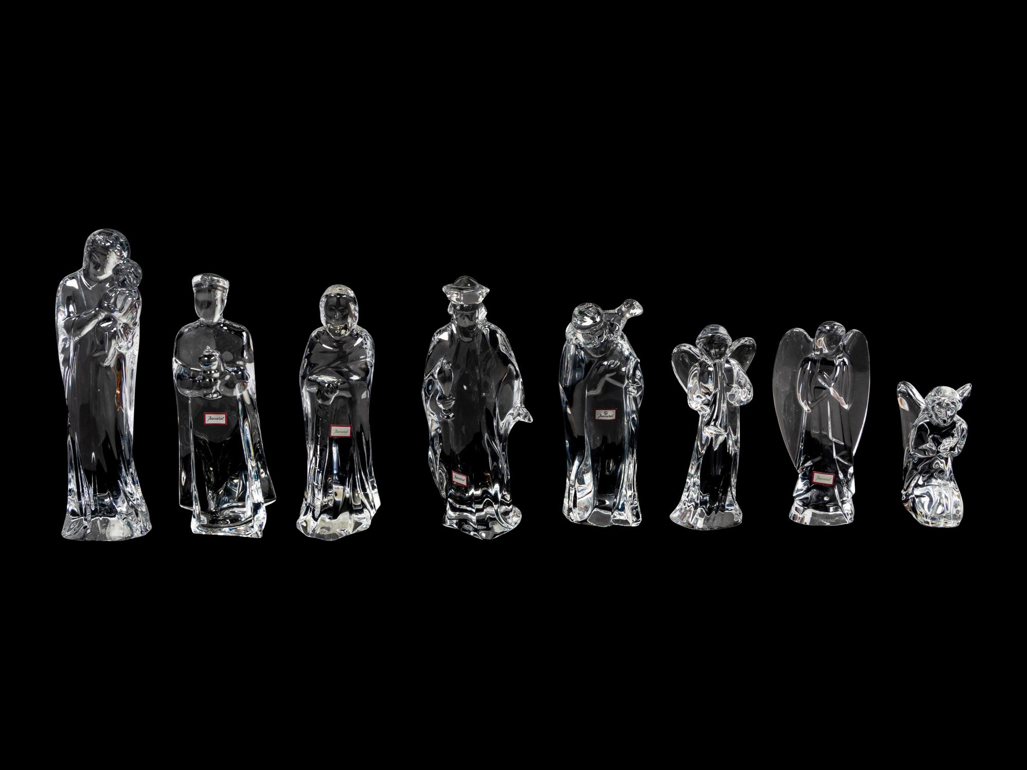 A Baccarat Fourteen-Piece Nativity Set
