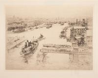 The Arteries of Great Britain (set of five prints: The Clyde; The Forth; The Tyne; The Mersey; The Thames)