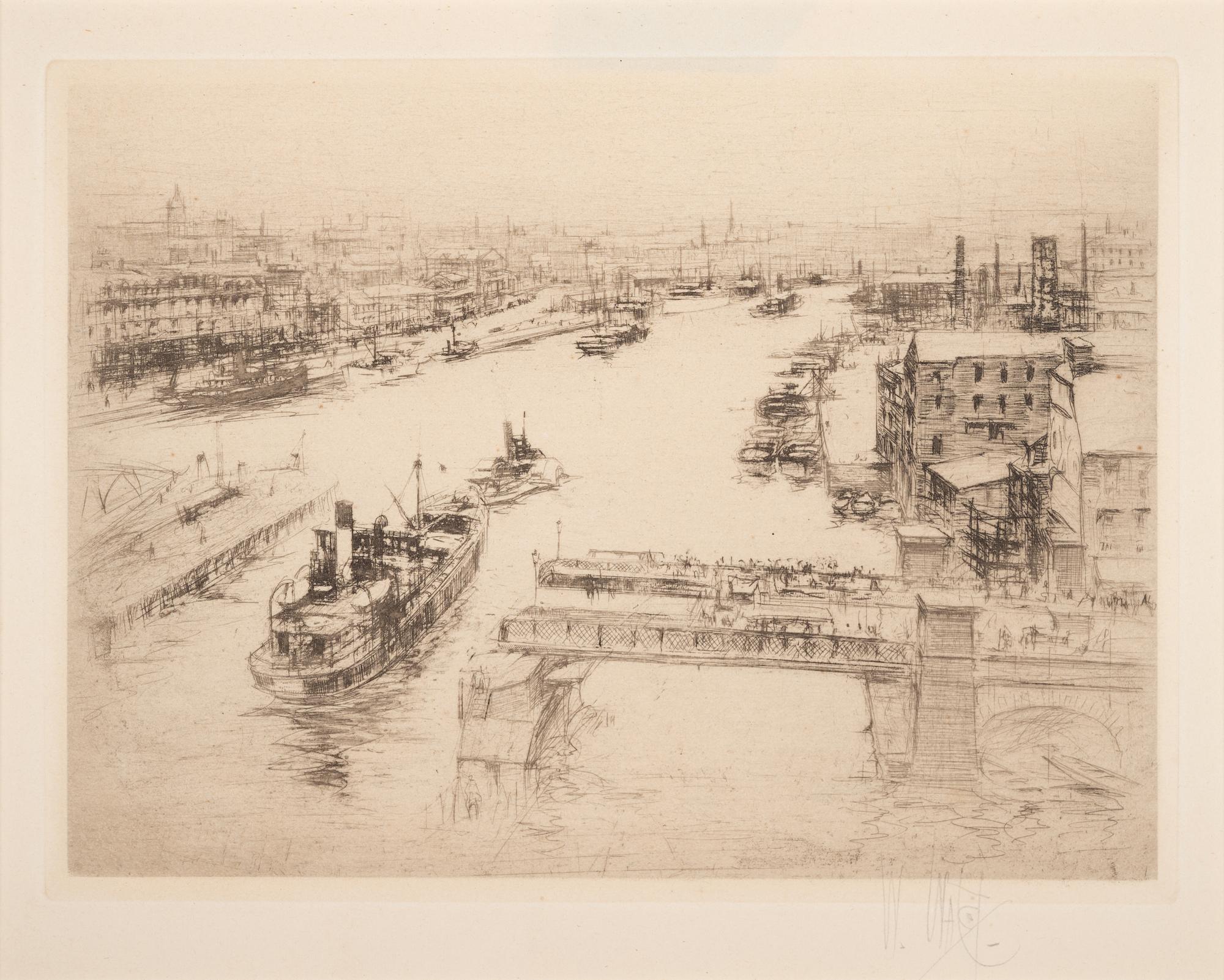 The Arteries of Great Britain (set of five prints: The Clyde; The Forth; The Tyne; The Mersey; The Thames)