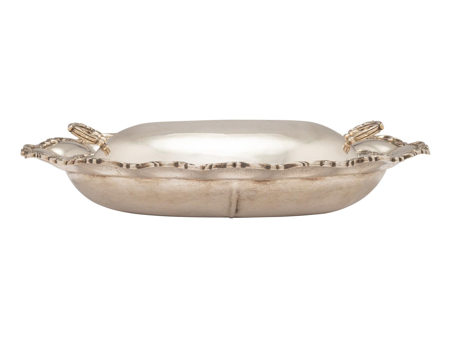 A Mexican Silver Lidded Dish