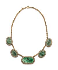 JADE AND SEED PEARL NECKLACE