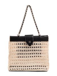 Chanel Braided Cord and Leather Bag, 1997-1999
