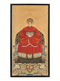 A Chinese Painting of a Court Lady