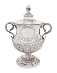 A George III Silver Covered Urn
