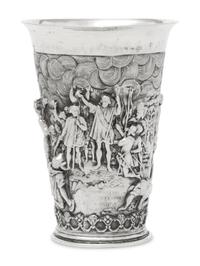 A Dutch Silver Commemorative Beaker