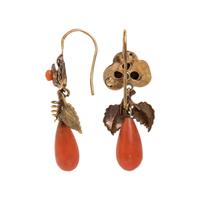 Collection of Coral and Yellow Gold Jewelry