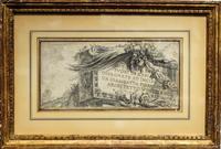 A Pair of Italian Engravings — AFTER PIRANESI, 19TH CENTURY