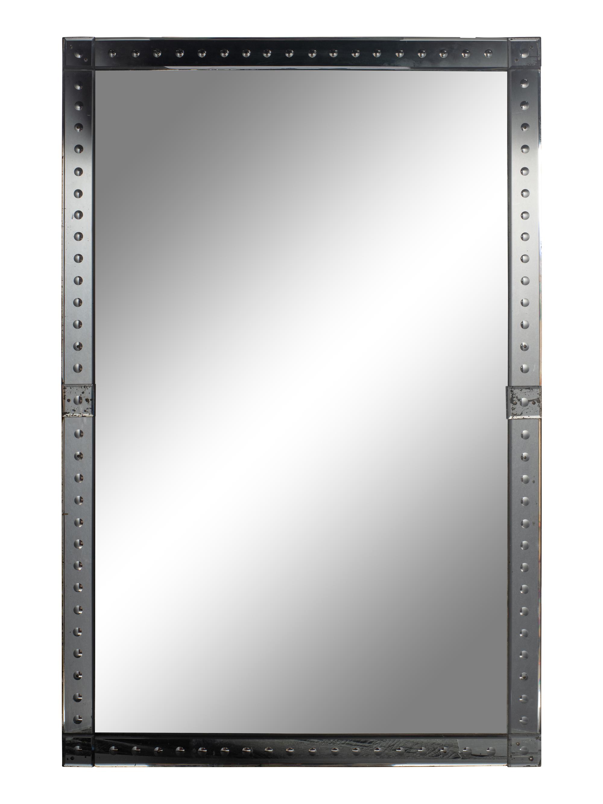 A Modern Large Overmantel Mirror