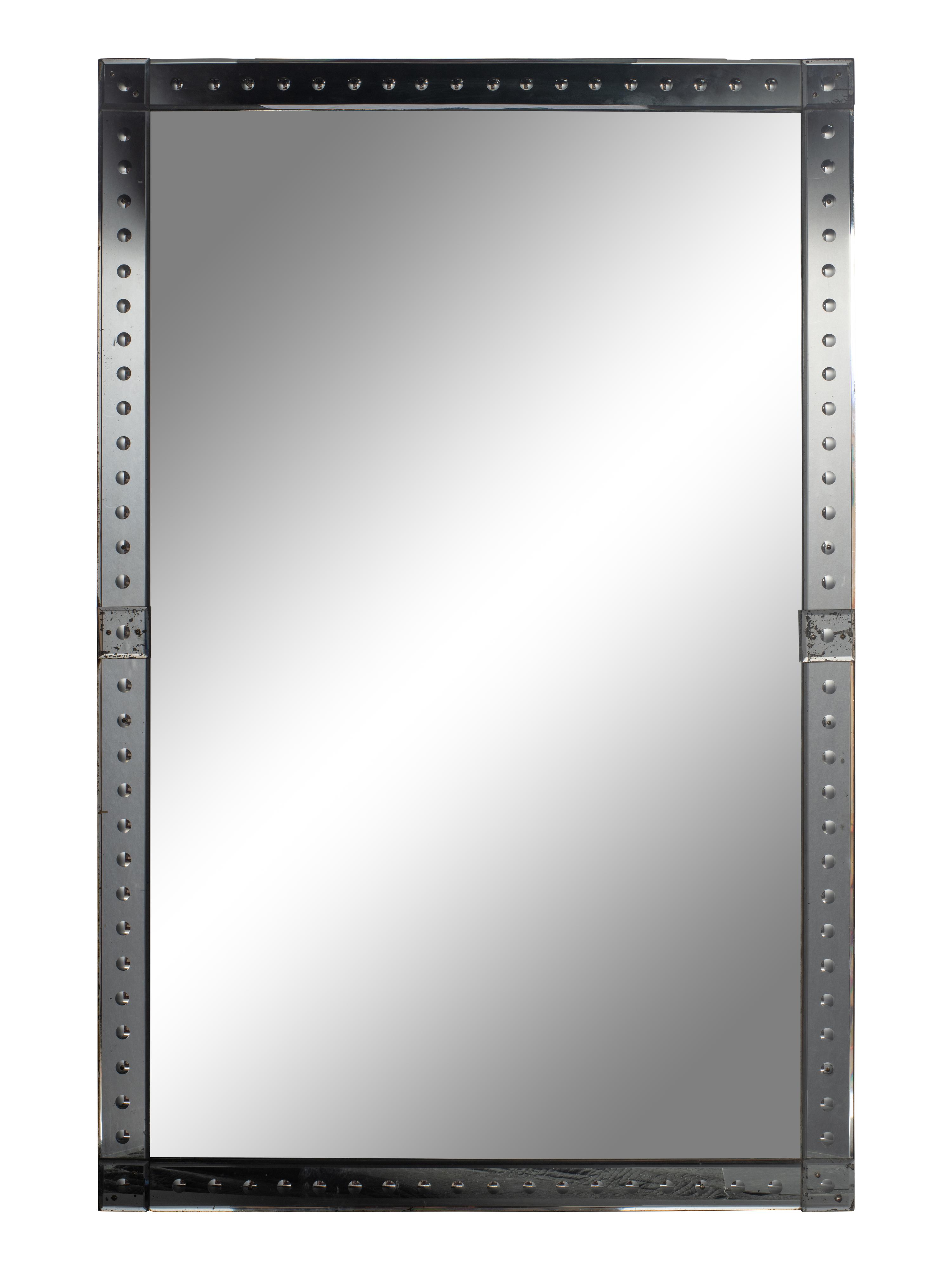 A Modern Large Overmantel Mirror