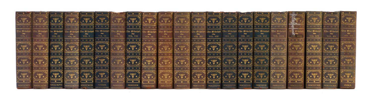 (MOSHER PRESS) The Bibelot. New York, 1895. 21 vols.
